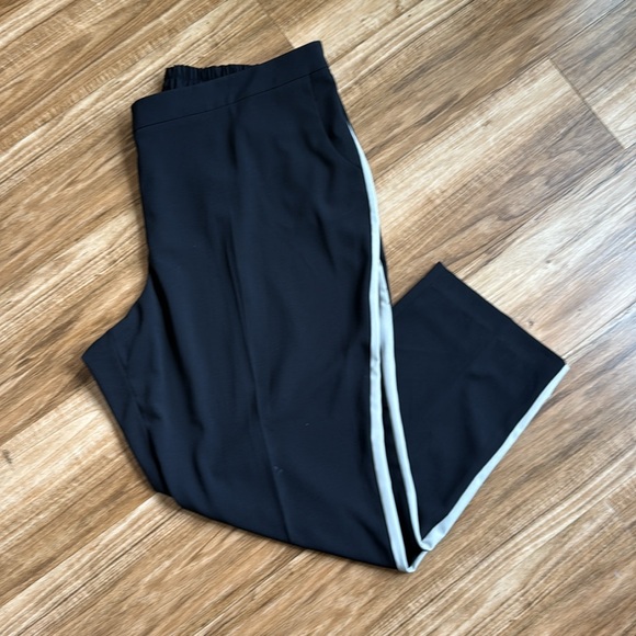 Lane Bryant Black Tuxedo Stripe Career Pants Size 22/24 - Picture 2 of 6